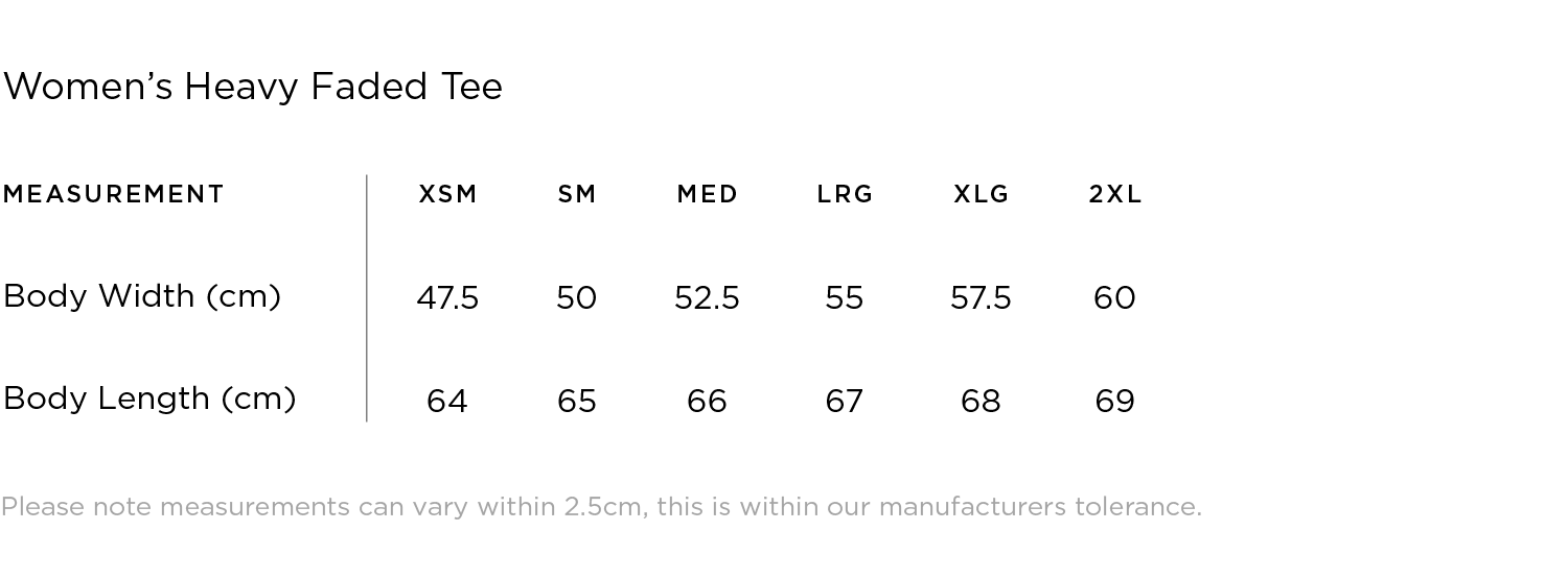 Carlson Women's Heavy Faded Black Tee