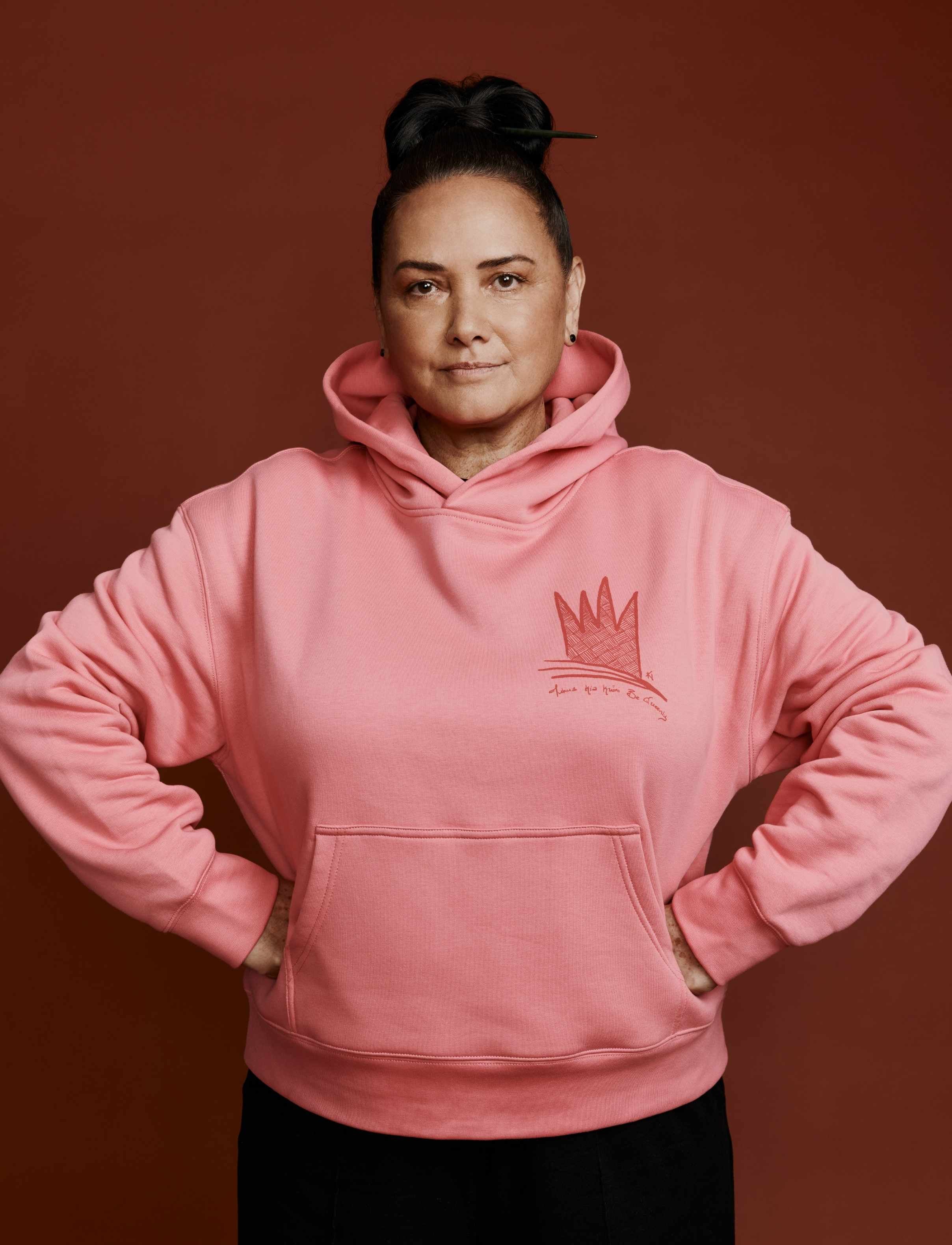 Kiri Nathan Women's Relax Hood Charity Pink