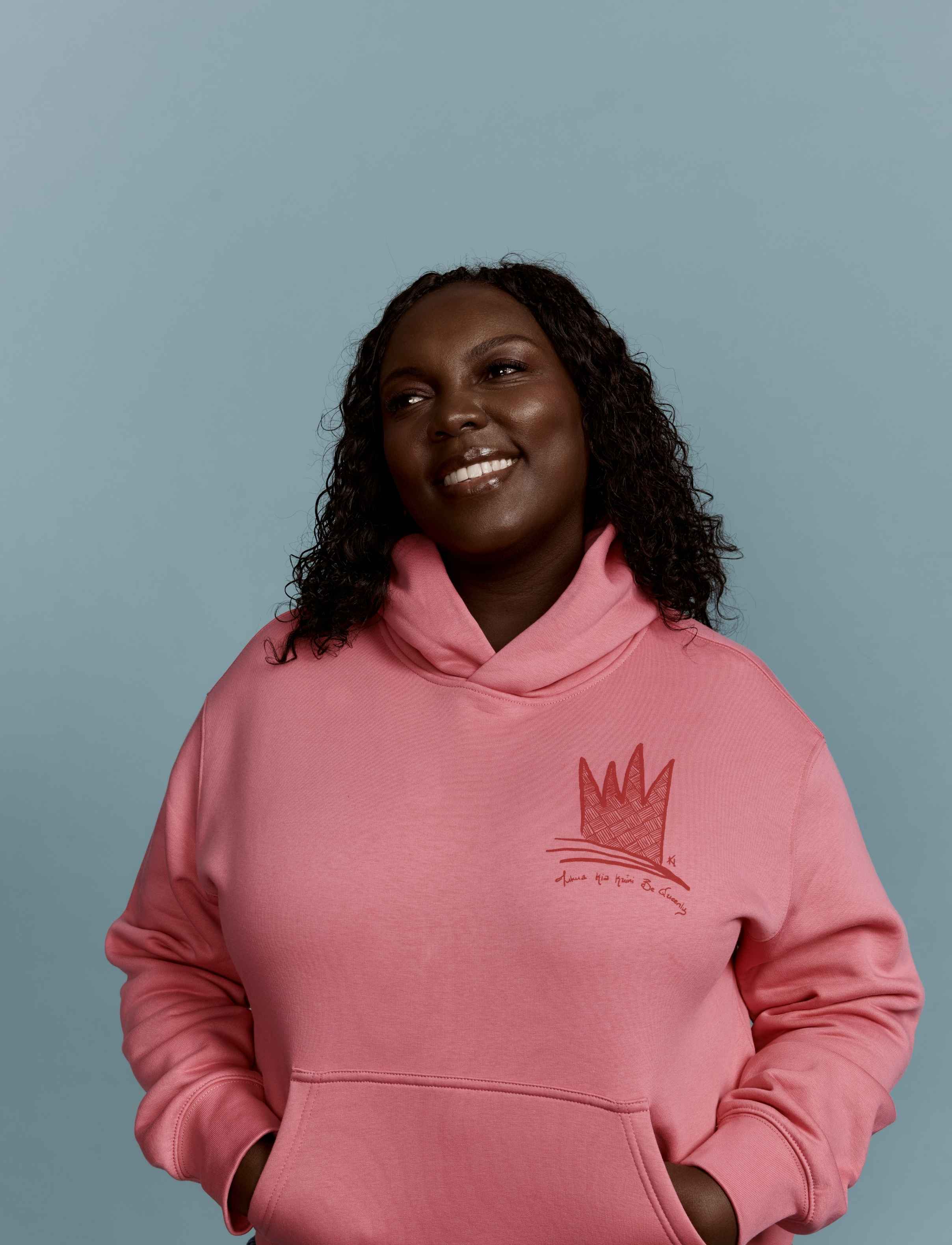 Kiri Nathan Women's Relax Hood Charity Pink