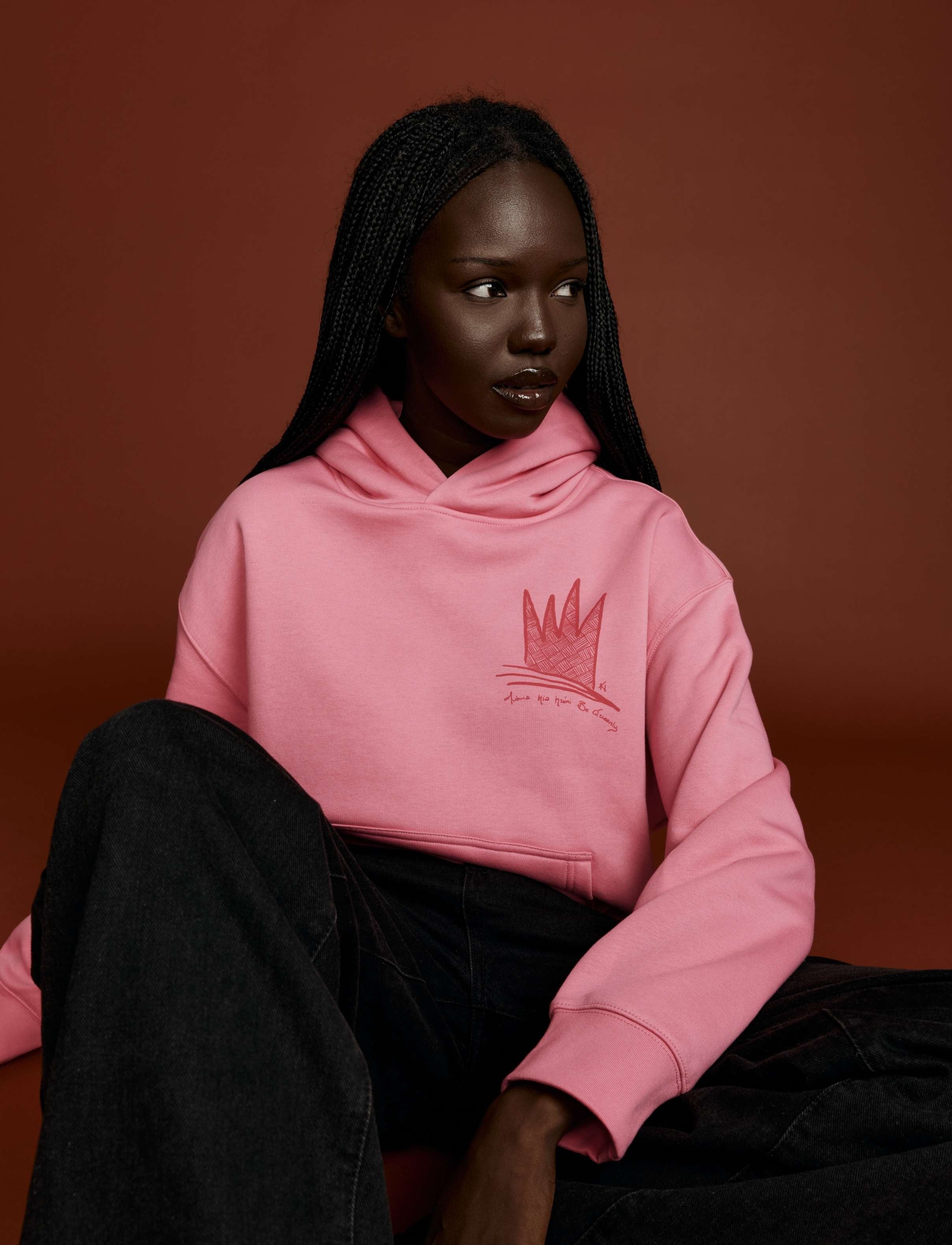 Kiri Nathan Women's Relax Hood Charity Pink